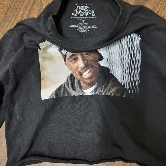 Bioworld Tupac Poetic Justice Crop Sweatshirt - Picture 3 of 3